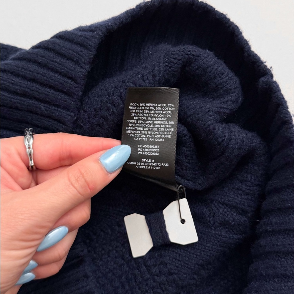 NWT Aritzia Sunday Best Peggy Cardigan in Admiral - Picture 7 of 8